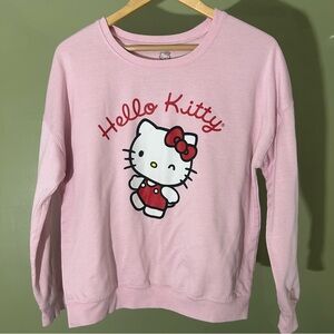 Hello Kitty Light Pink Crew Neck Sweater